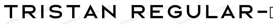 Tristan Regular字体转换